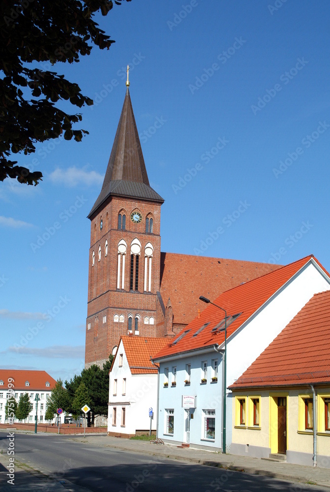 Fototapeta premium St. _Marien Kirche Pasewalk