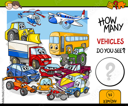 counting vehicles educational activity