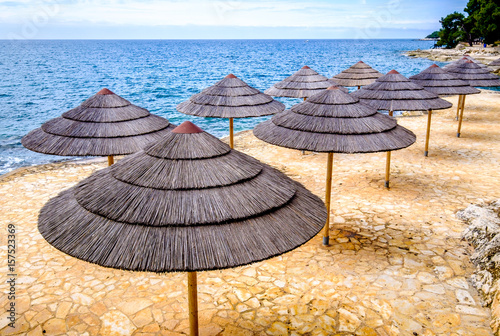 Fototapeta Naklejka Na Ścianę i Meble -  beach umbrellas