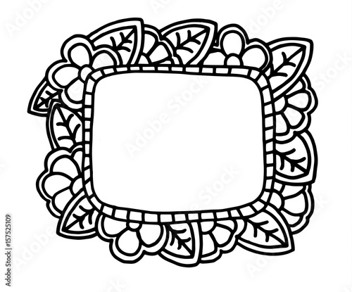 Floral frame