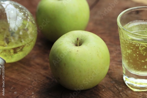 green apple juice soda