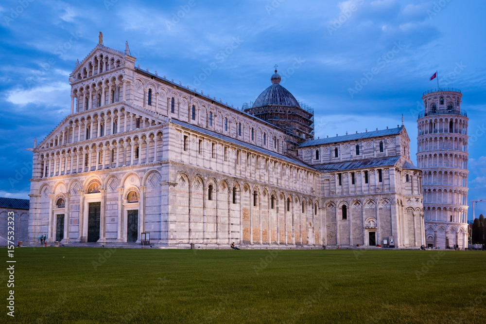 Gorgeous Piazza Dei Miracoli Square of Miracles in Pisa, Italy