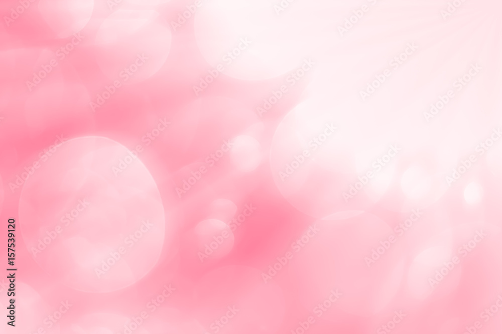 Bokeh background pink