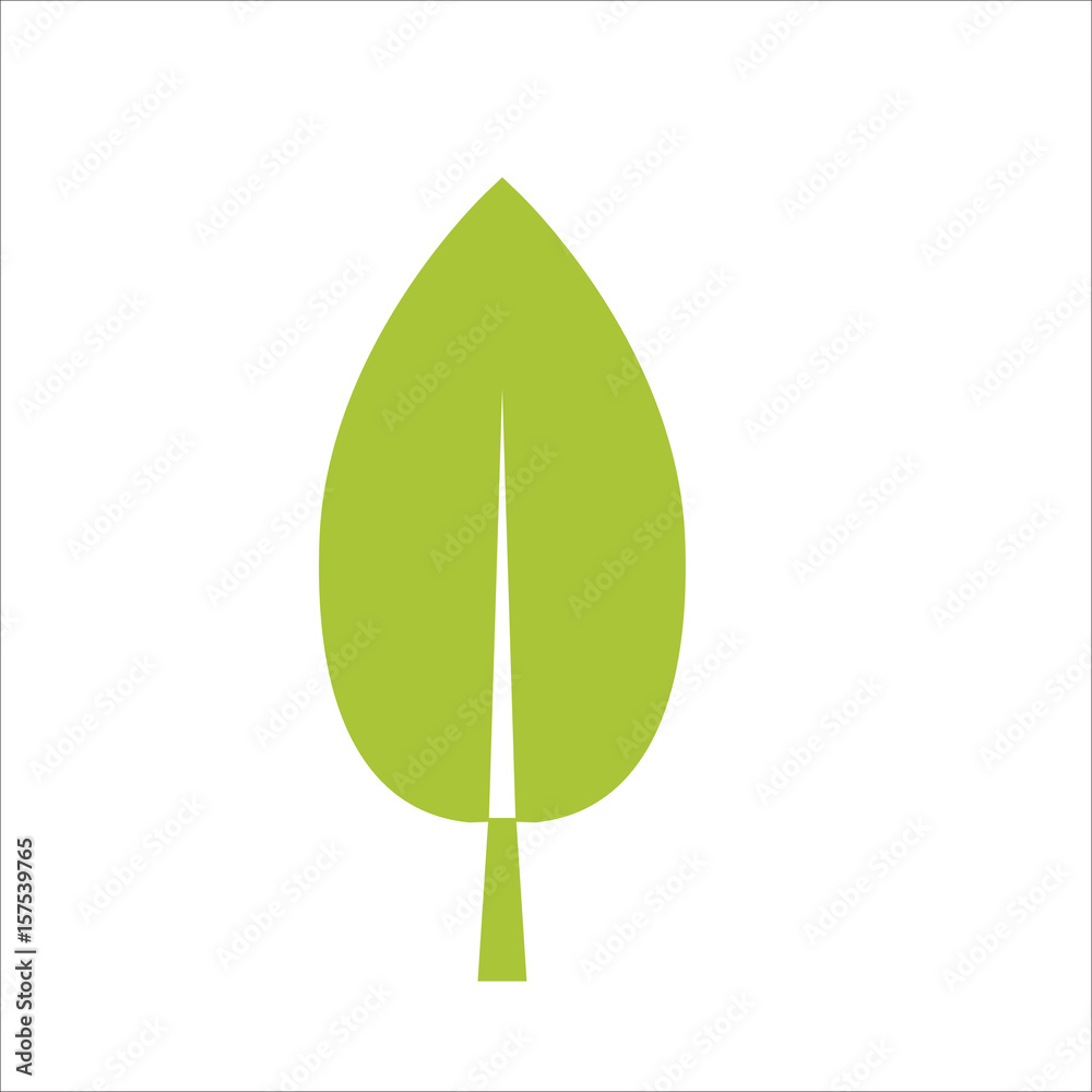 yellow vector icon of eco leaf yellow vector icon of eco leaf