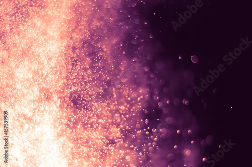 Bokeh background orchid