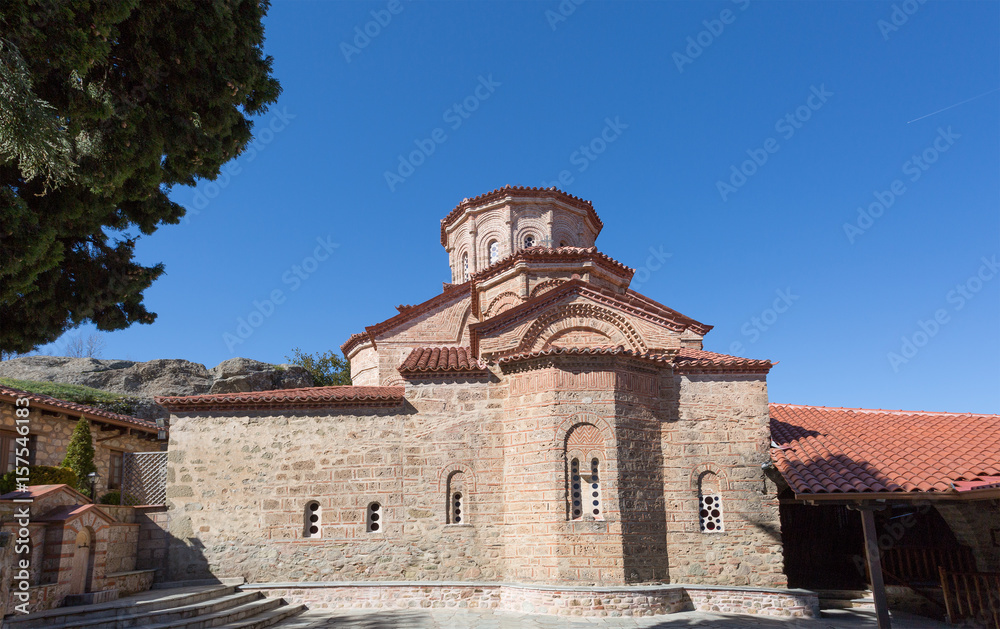 Fototapeta premium Monastery of Great Meteoron is the largest monastery at Meteora in Greece