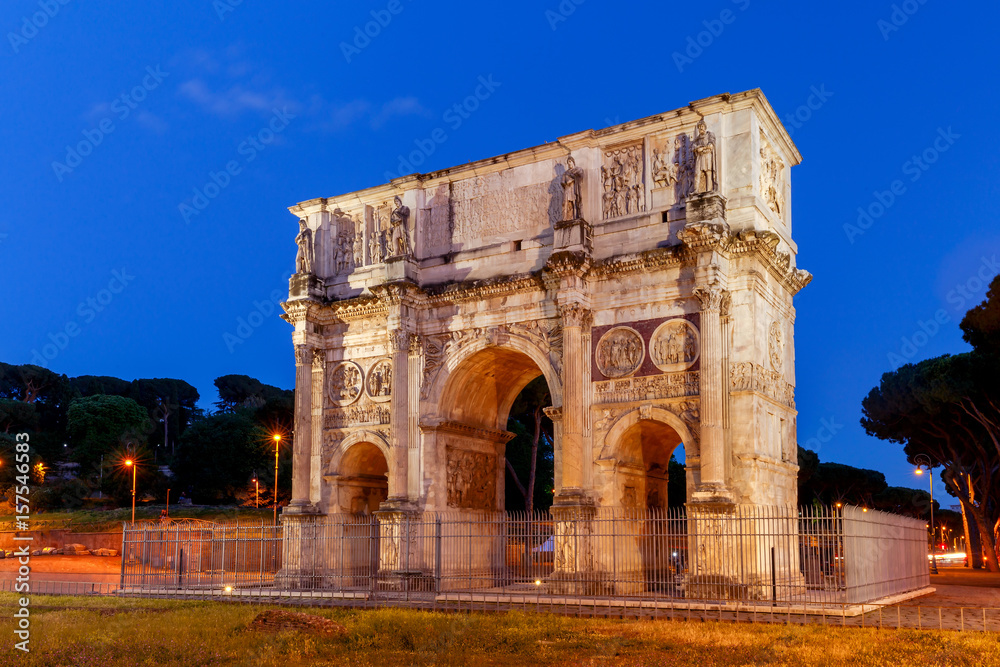 Rome. Triumphal Arch of Constantine.