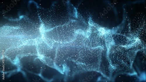 Chaotic particles waving ab...