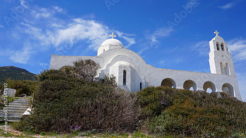 Spring photo of Hamolia area in Porto Rafti, Mesogeia, Attica, Greece photo