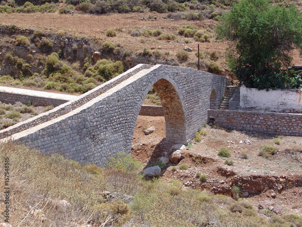 Obraz premium Photo from famous island of Hydra, Saronic gulf, Greece