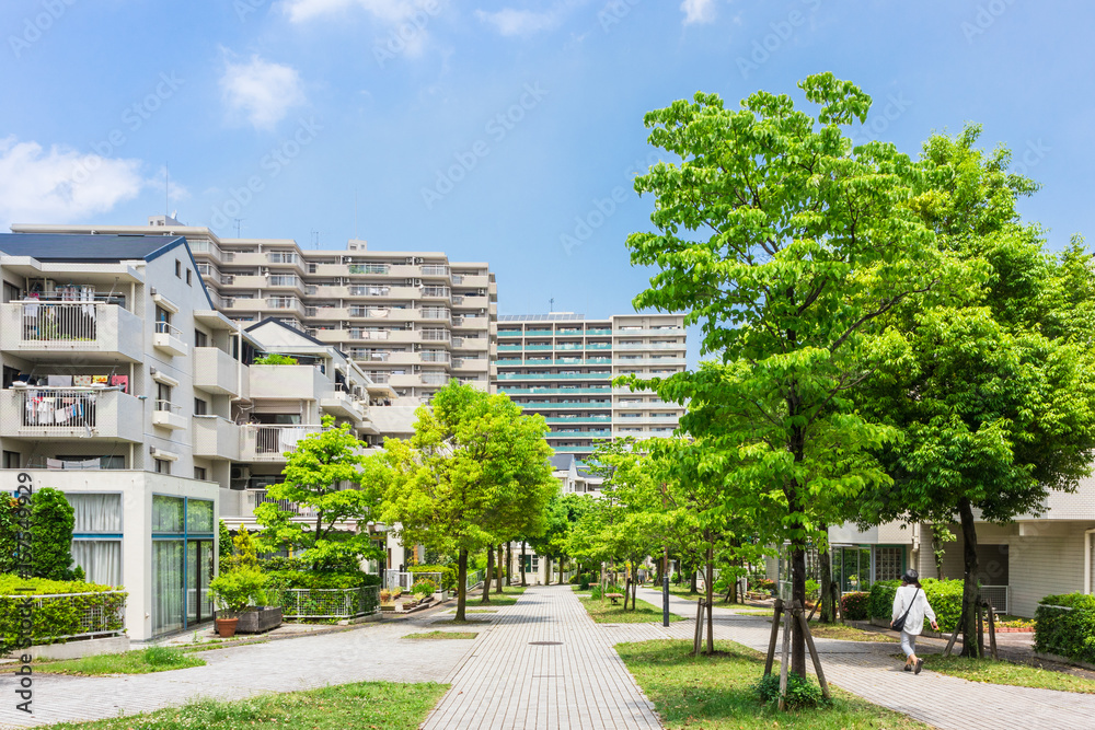 閑静な住宅街