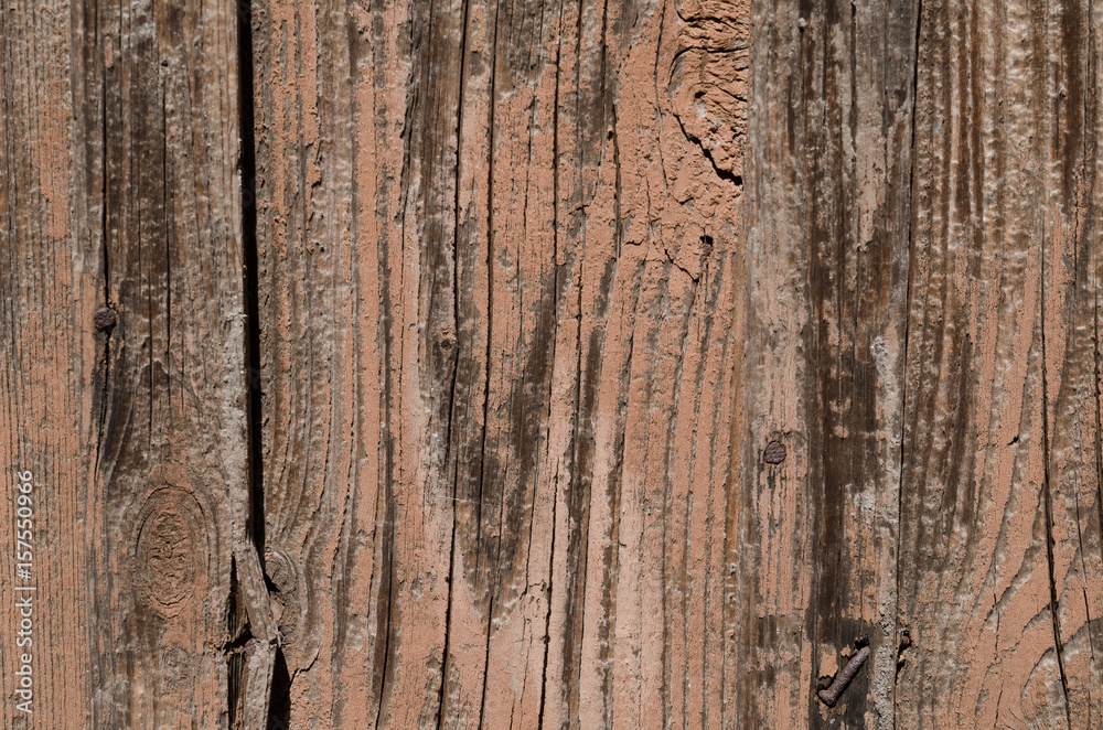 Obraz premium Red color of a wooden texture. Abstract background