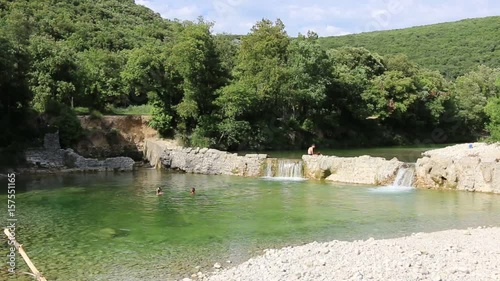 Baignade vallée Ibie photo