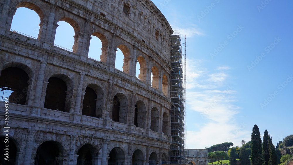 Obraz premium Photo from iconic city of Rome on a lovely morning, Italy