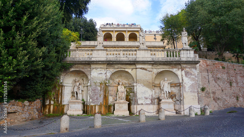 Fototapeta premium Photo from iconic city of Rome on a lovely morning, Italy