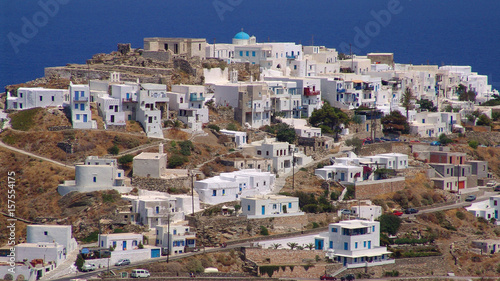 Photo from traditional island of Sifnos at summer, Cyclades, Greece © aerial-drone