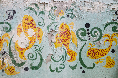 Фотография decayed goldfish ornament