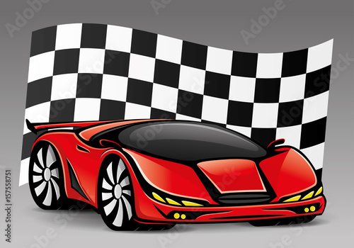 Racing car.