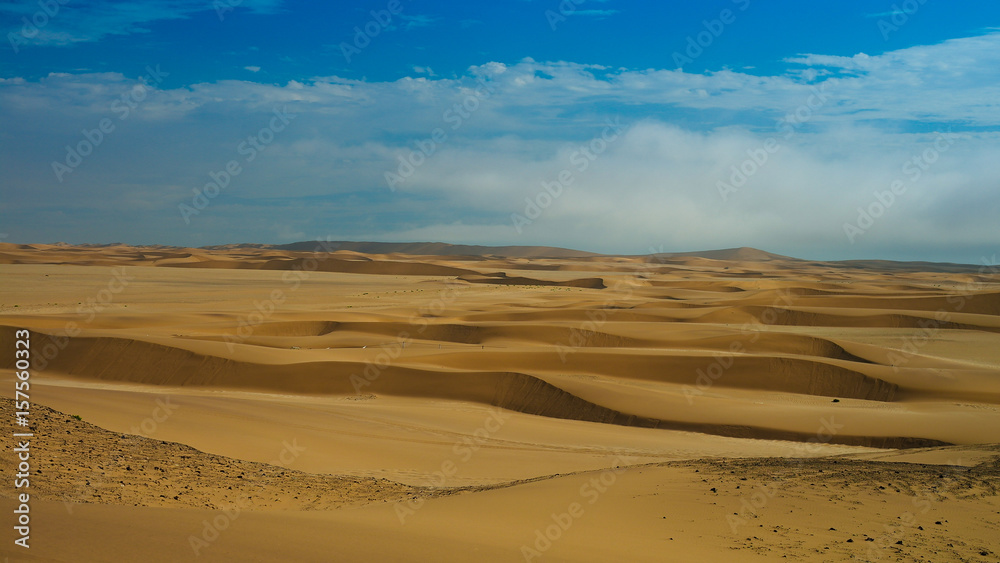 Fototapeta premium Landscape with sand dunes near Swakopmund Namibia