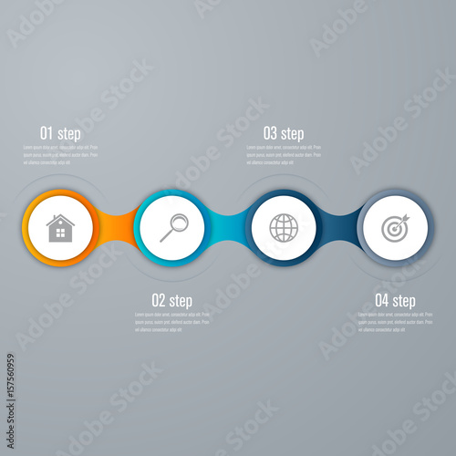 emplate for cycle diagram, graph, presentation