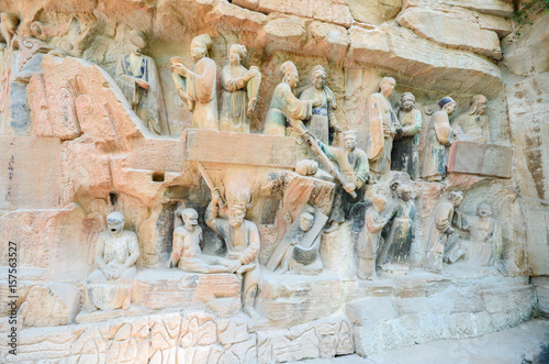 Dazu Rock Carvings in Chongqing Municipality, China photo