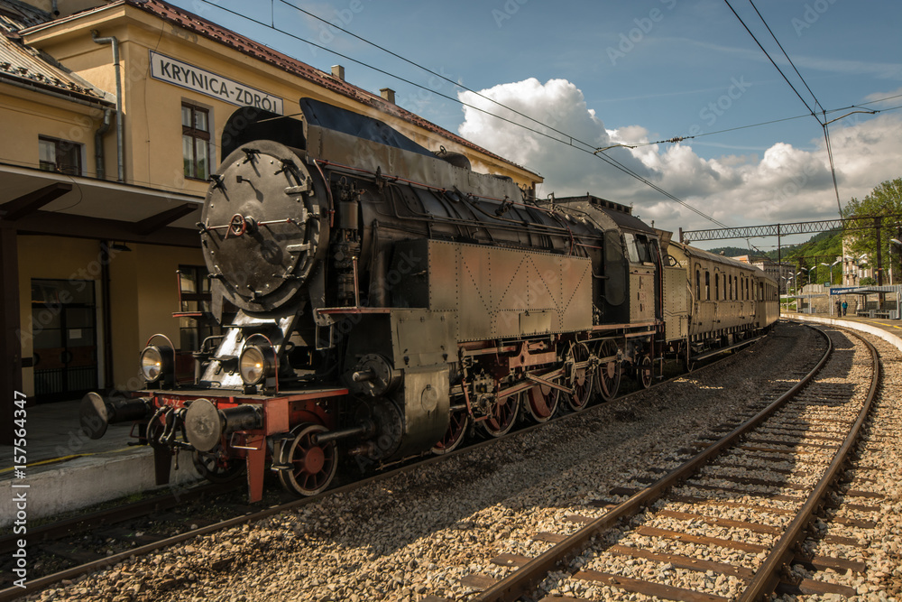 Pociąg retro Doliną Popradu -Nowy Sącz-Krynica -Zdrój