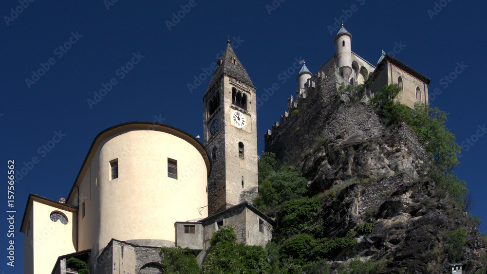 Burg Saint Pierre in Tache im Aostatal