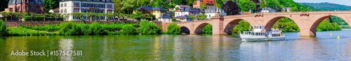 Panorama Alte Brücke Heidelberg