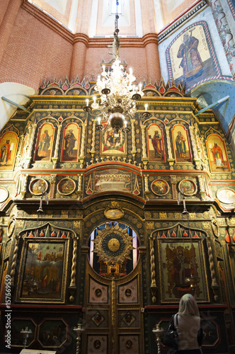 Mosca  26 04 2017  vista degli interni della Cattedrale di San Basilio  la famosa chiesa ortodossa russa in Piazza Rossa