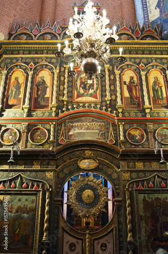 Mosca, 26/04/2017: vista degli interni della Cattedrale di San Basilio, la famosa chiesa ortodossa russa in Piazza Rossa