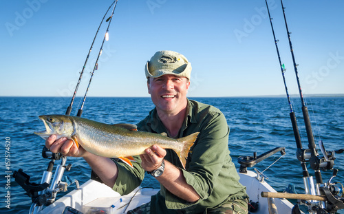 Arctic char fishing in Sweden