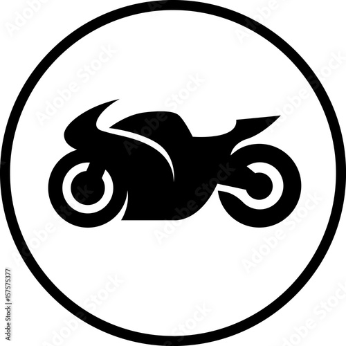 Motorcycle bike Vector