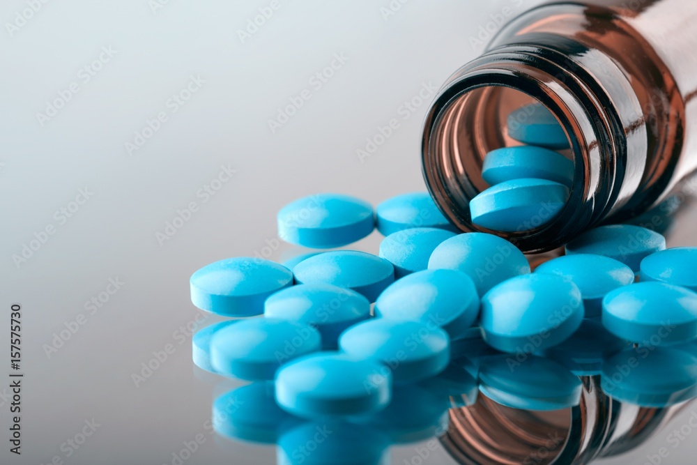 Fotografie Bottle with pills.