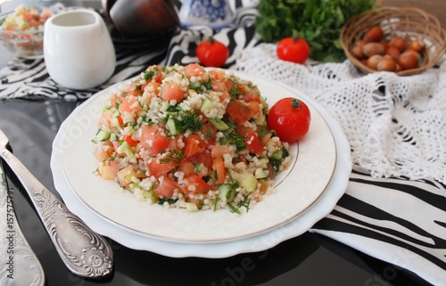 Tabbouleh salad with bulgur