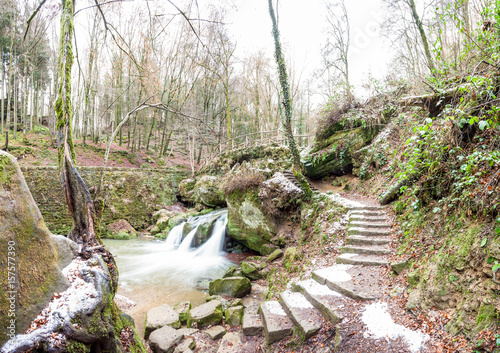 stairway in Luxembourg's Little Switzerland photo