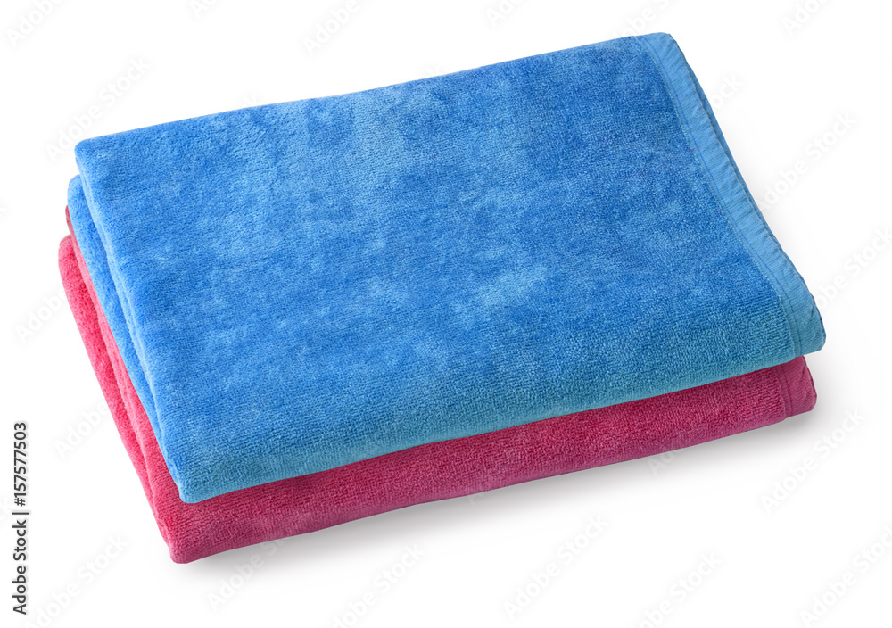 Two cloth towel isolated Two cloth towel isolated