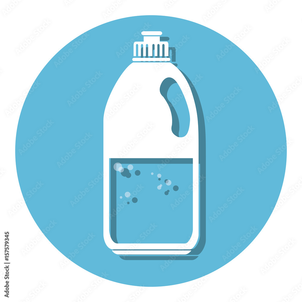 Laundry product in plastic bottle vector illustration design Laundry product in plastic bottle vector illustration design