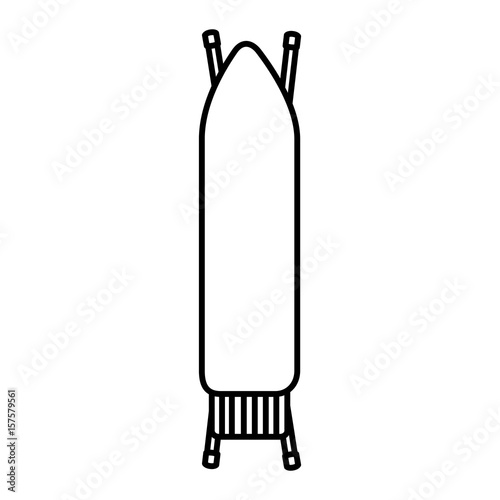 ironing board isolated icon vector illustration design