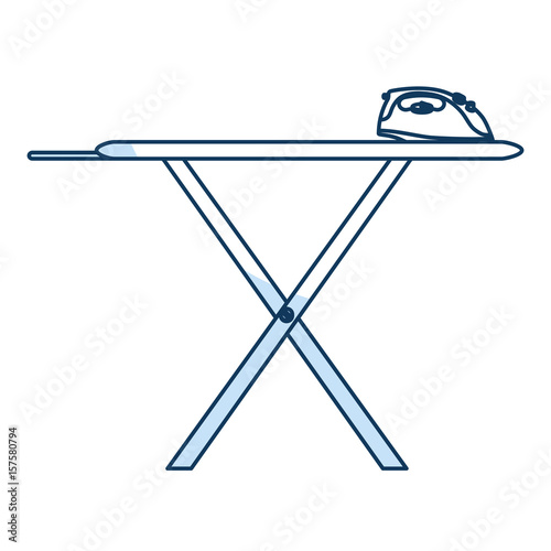 ironing board isolated icon vector illustration design