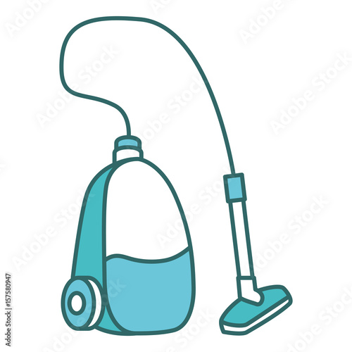 Vacuum cleaner isolated icon vector illustration design