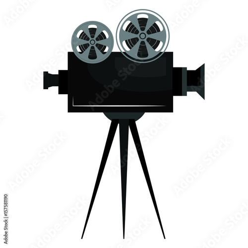 cinema film camera icon vector illustration design