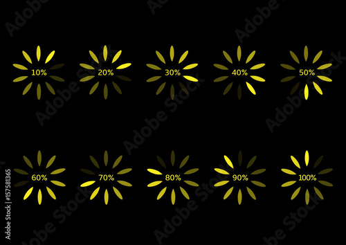 Loader progress icons