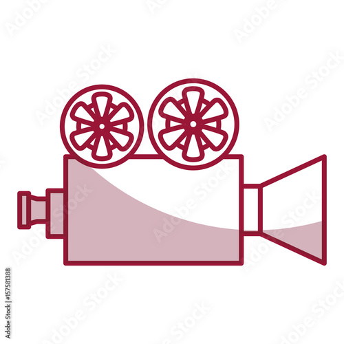 cinema film camera icon vector illustration design
