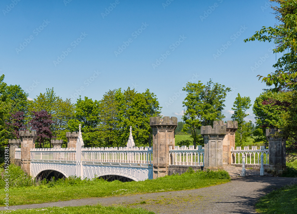 Ancient Tournament Bridge Eglinton Park Irvine Scotland.