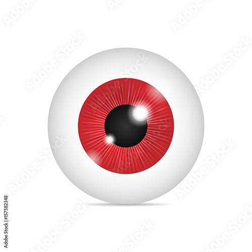 Realistic human eyeball