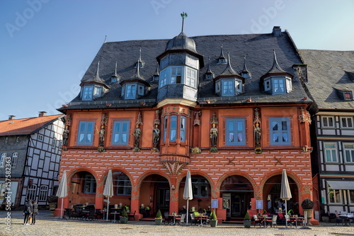 Obraz na płótnie Goslar, Marktplatz mit Kaiserworth w salonie