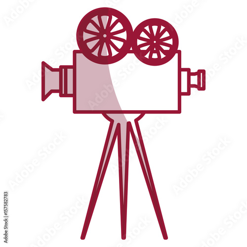 cinema film camera icon vector illustration design