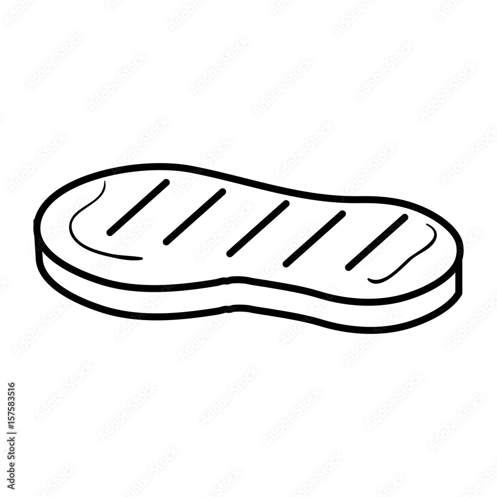 cut beef meat icon vector illustration design cut beef meat icon vector illustration design