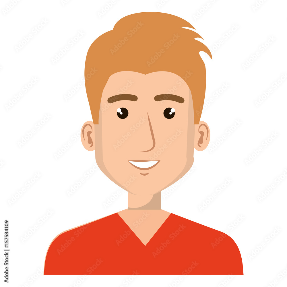 young man avatar character vector illustration design young man avatar character vector illustration design