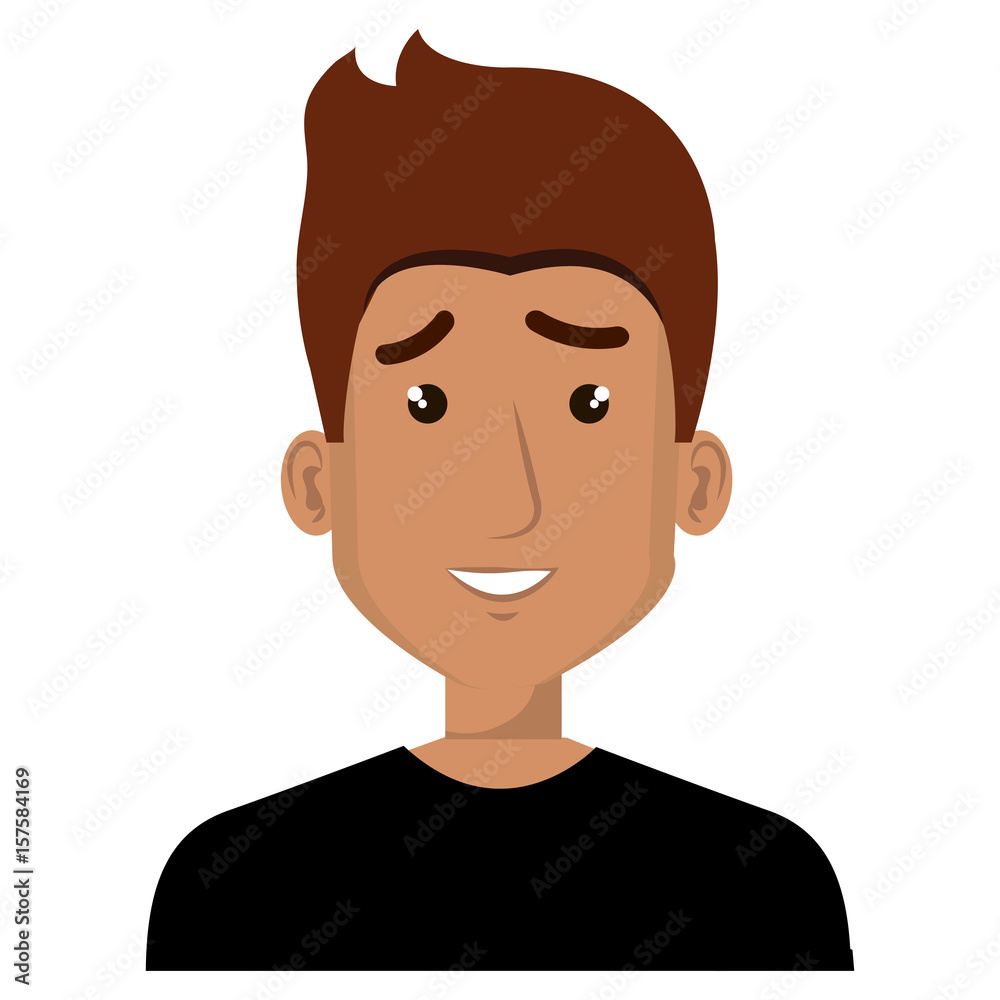 young man avatar character vector illustration design young man avatar character vector illustration design